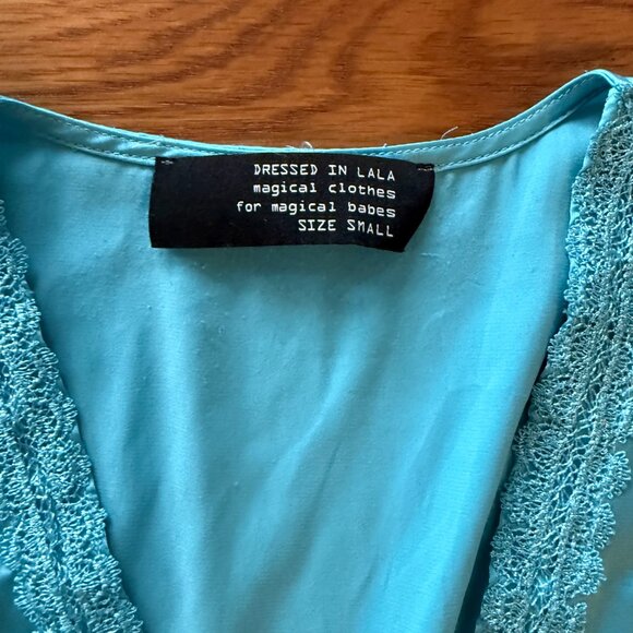 Dressed in Lala “No Risk No Magic” Midi Dress | Green | Women’s - Picture 2 of 5